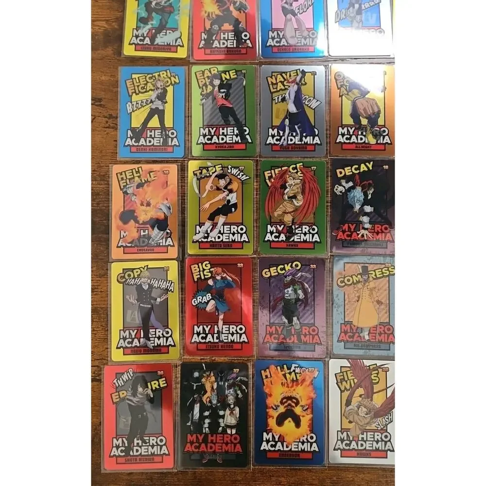 BANDAI My Hero Academia Hero Info Card Collection Complete‎ Set Of 44 Cards